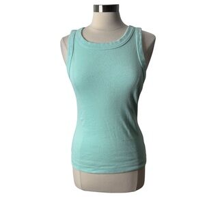Michael Stars Paloma Cotton Tank Top in Serene‎ Womens One Size